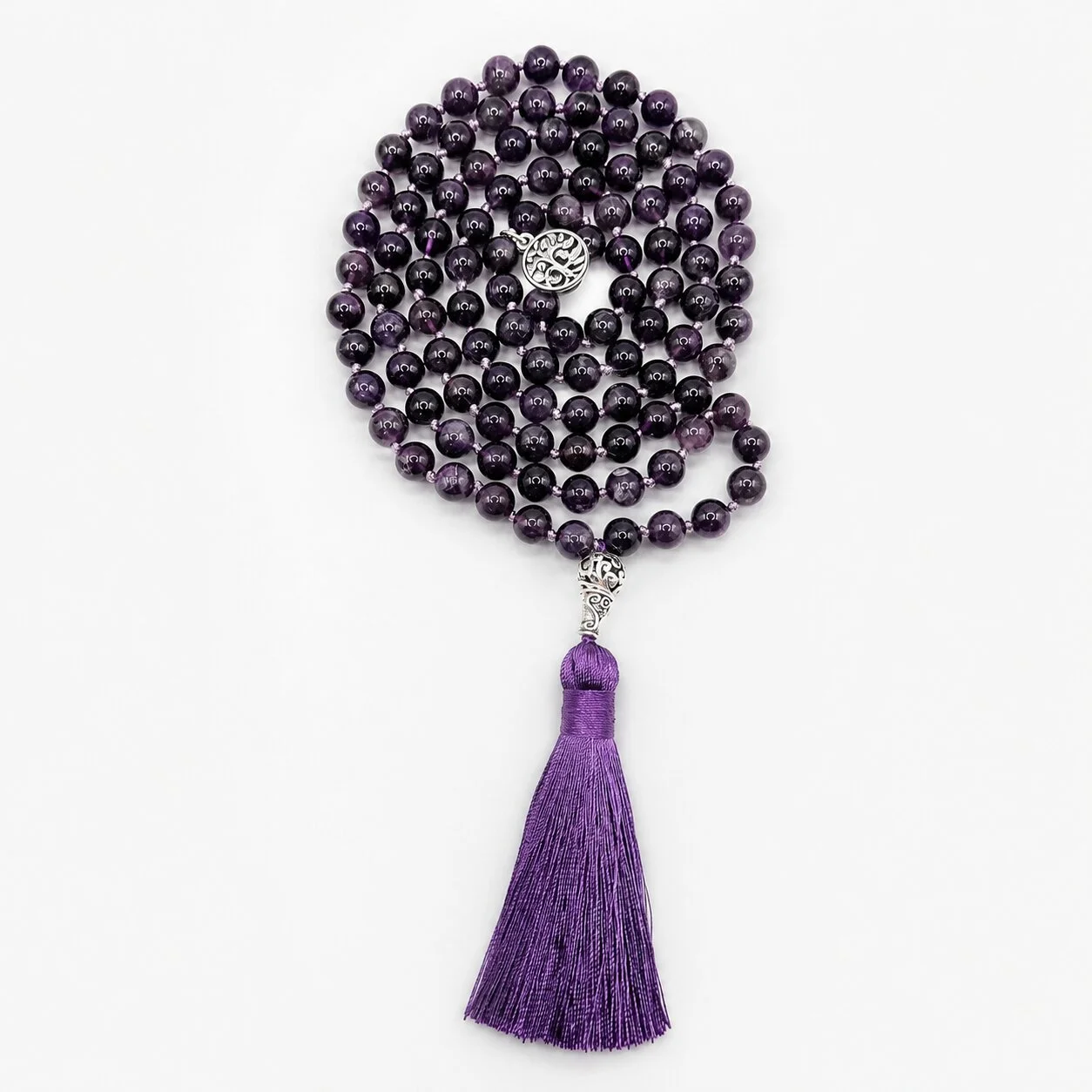 Amethyst Mala Kette ‘Jyoti’