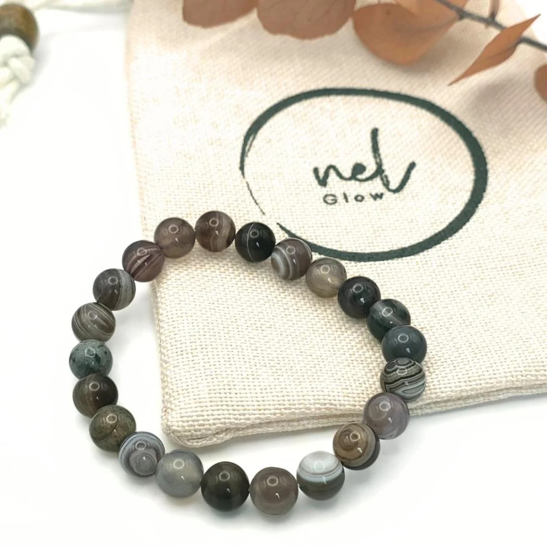 Handgefertigtes Achat Armband für Trost und Hoffnung