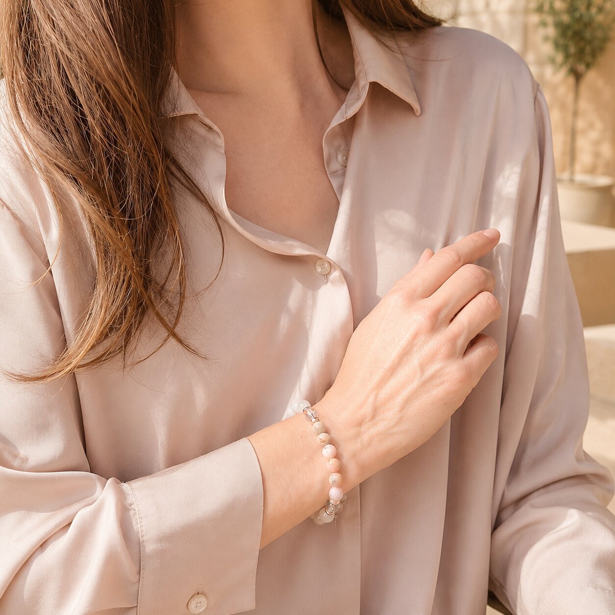 Der Mondstein 'Lunar live' armband, ideal für das Sternzeichen Krebs
