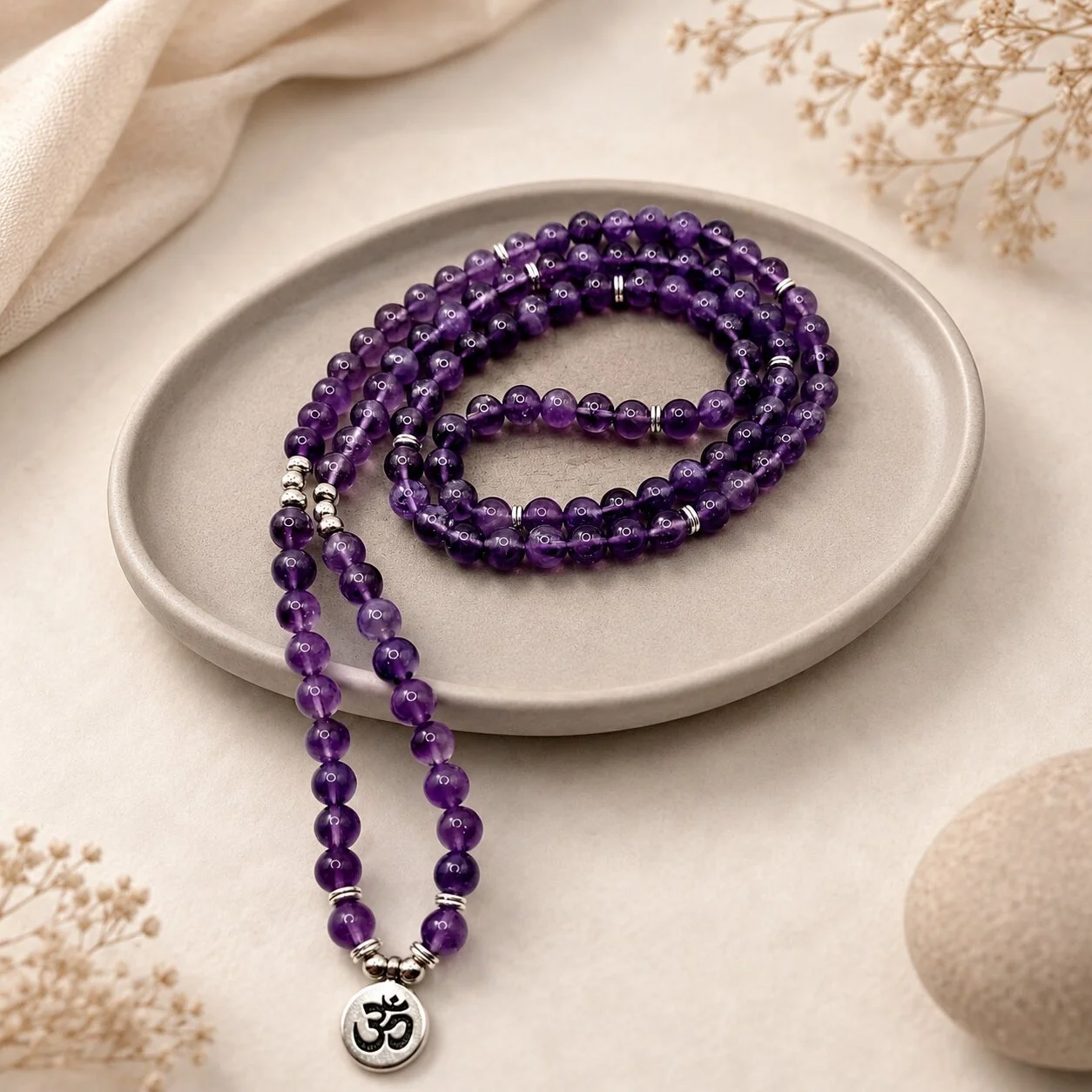 Amethyst Heilstein Mala bei nelglow