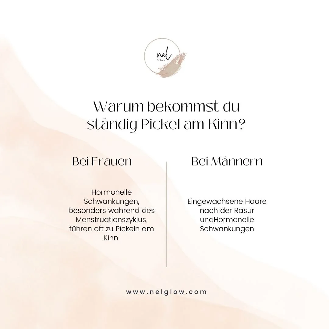 Unreine Haut am Kinn und hier entdeckst du die besten Lösungen. — nelGlow