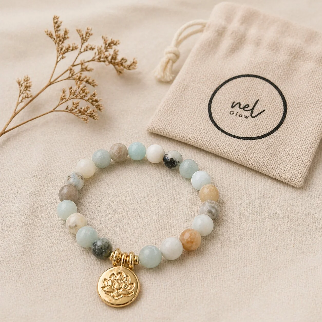 Feines Amazonit-Armband für Ruhe & Balance.