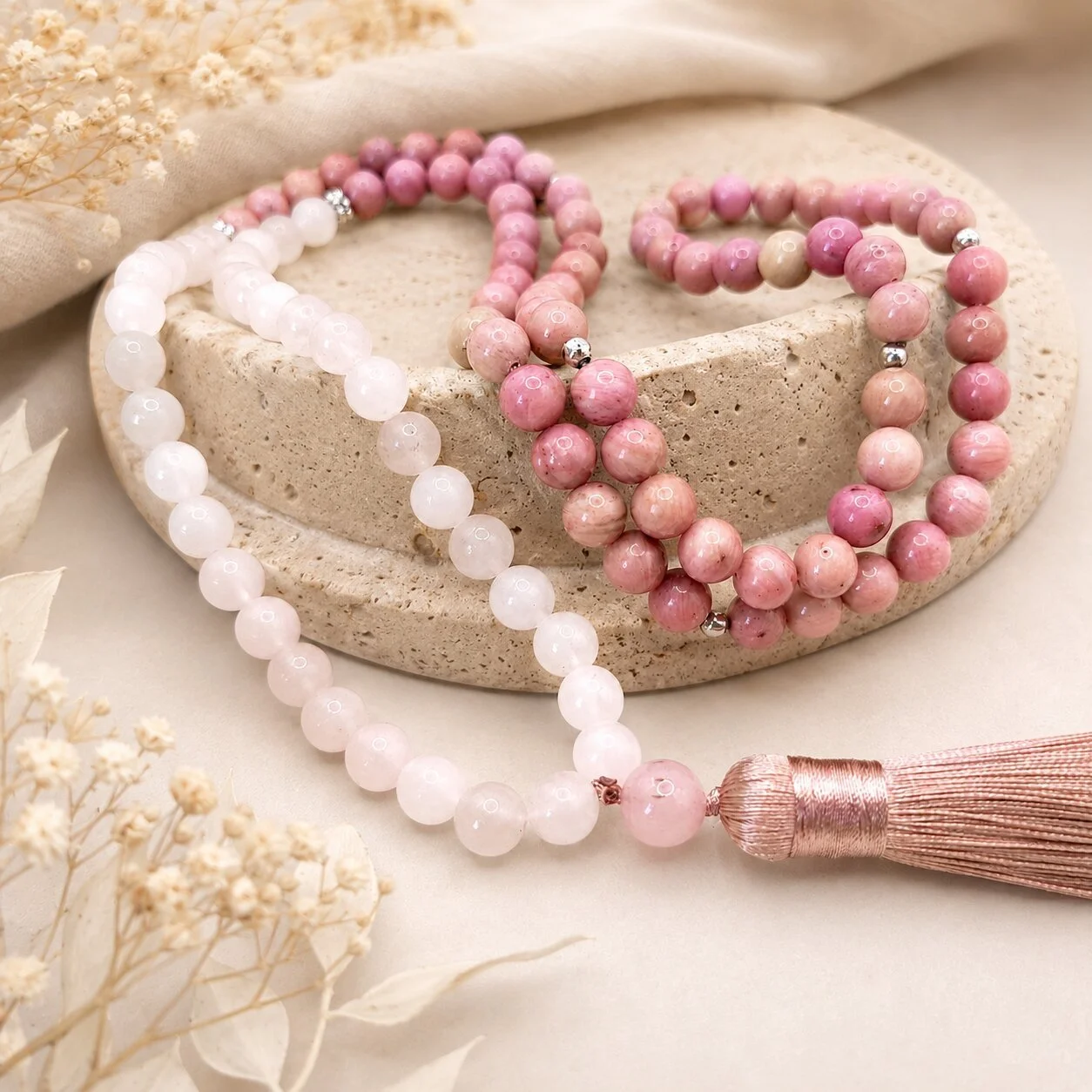 Rose quartz balance