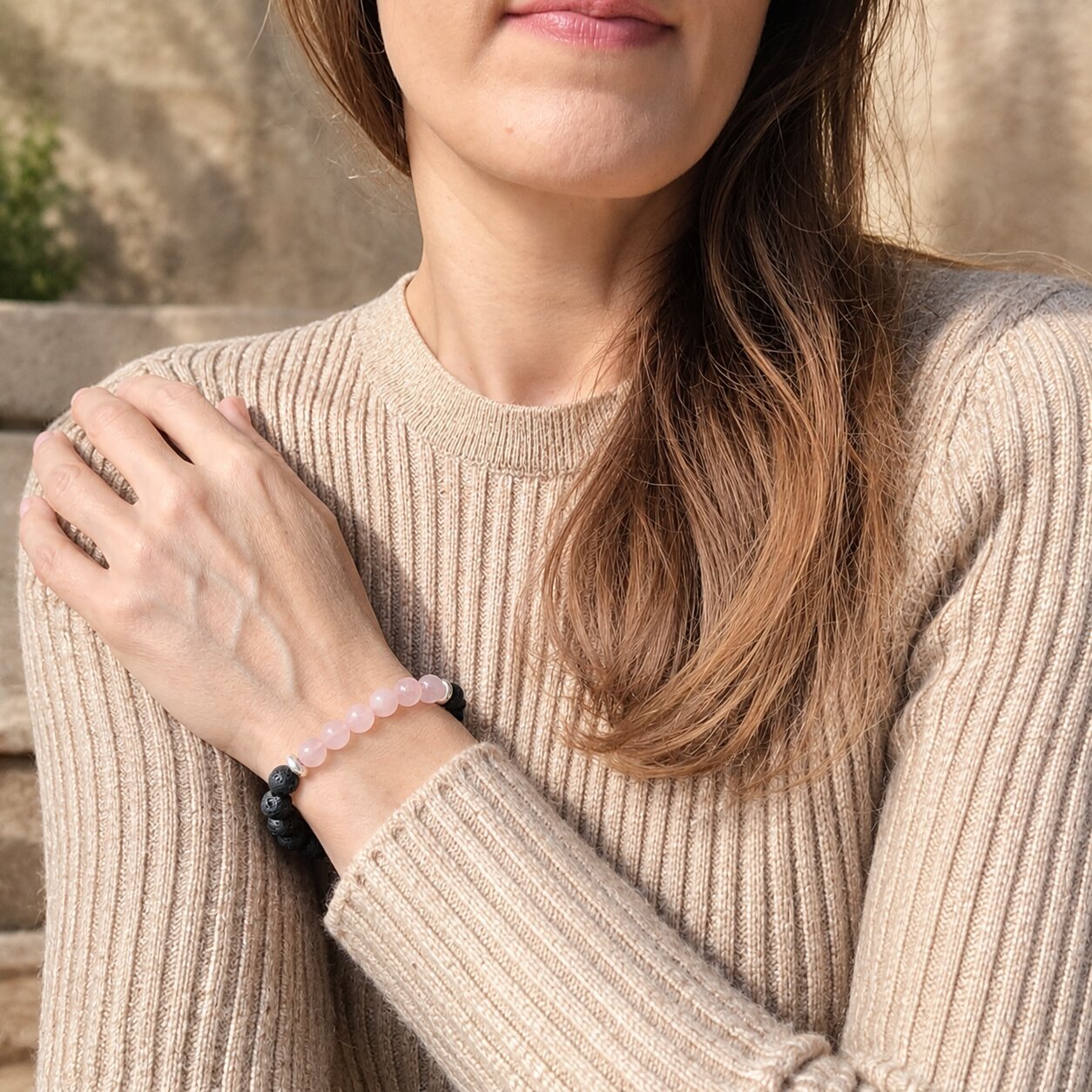 Rosenquarz Armband Selbstliebe