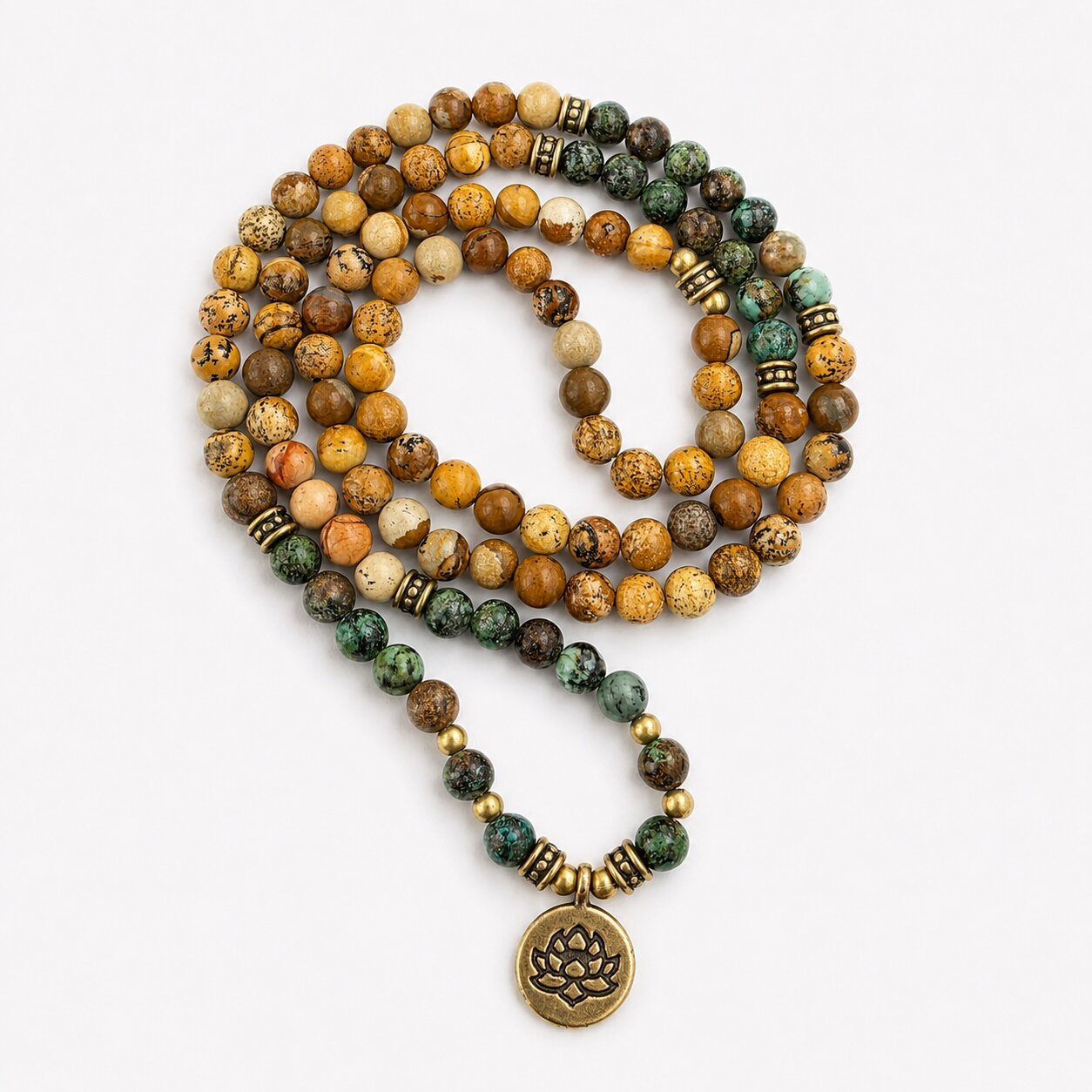 Jaspis Mala 'Earthspirit'