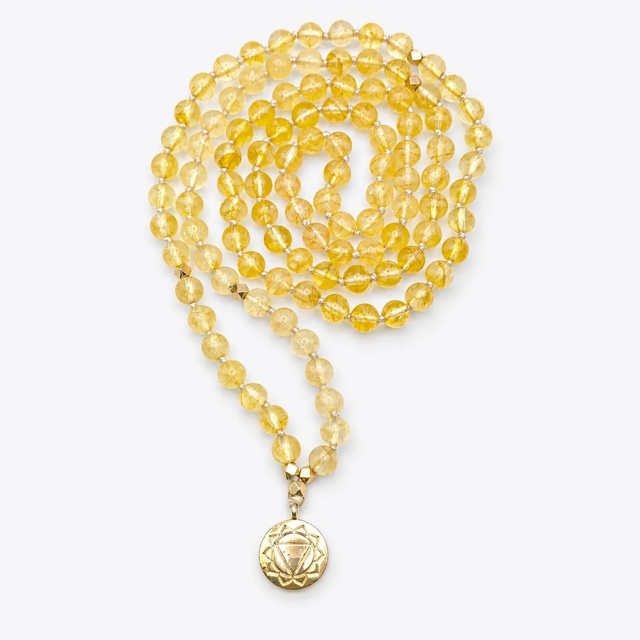 Citrine Mala Kette ‘Lumen’