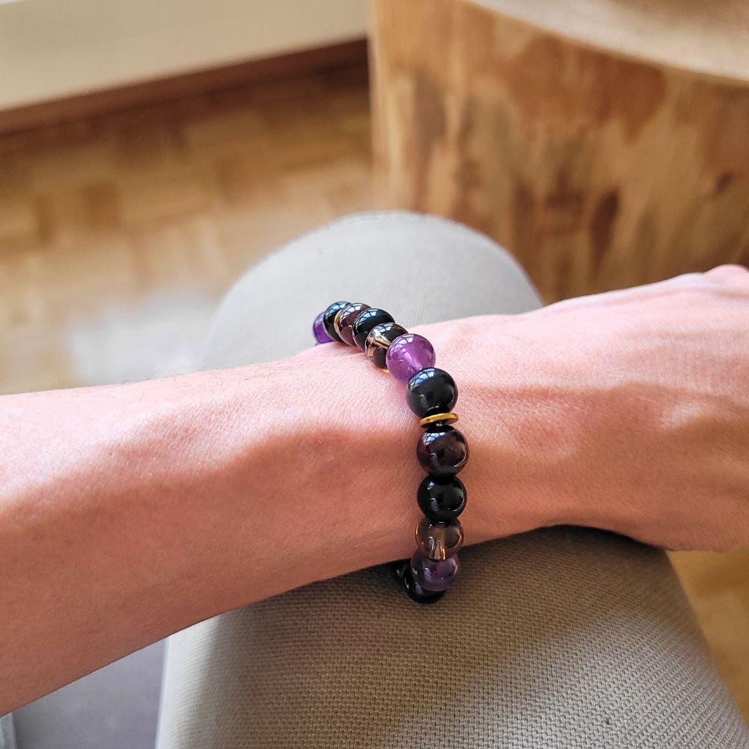 Kaufen Amethyst 'Eclipse' Armband bei nelGlow