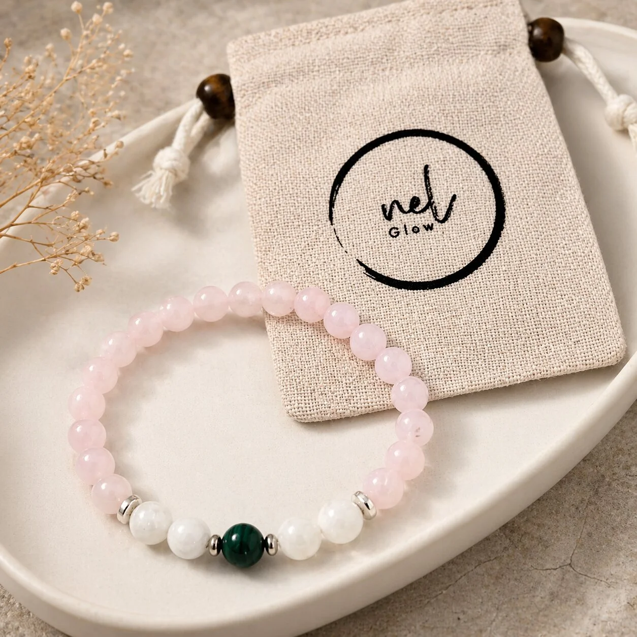 Echte Mondstein Armband und malas von nelGlow
