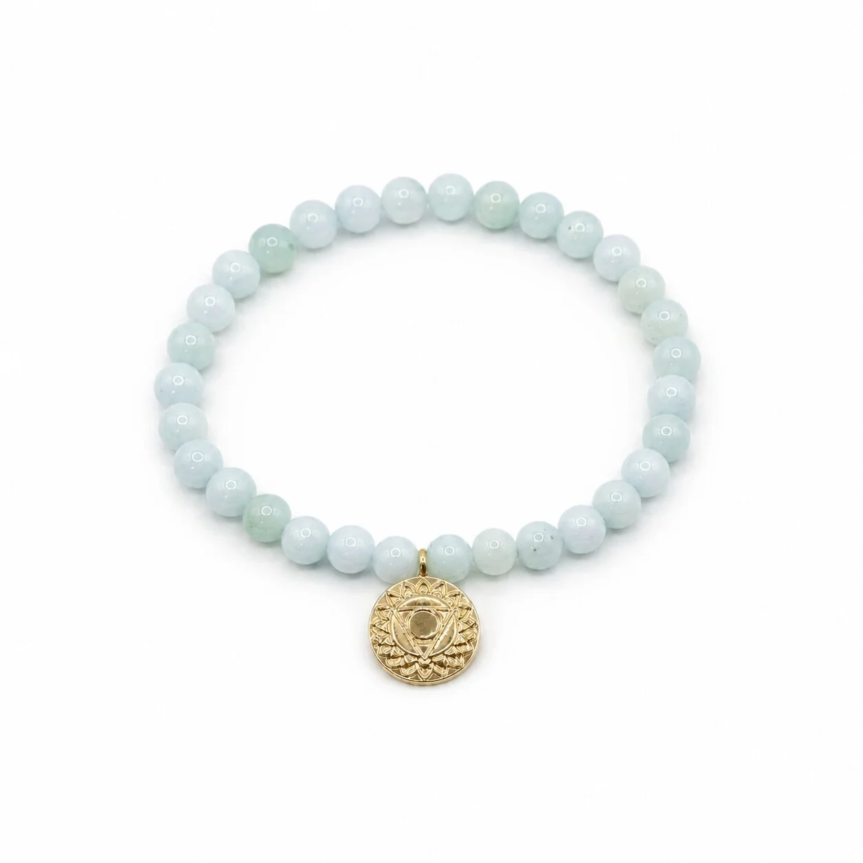 Grüner Jade Armband 'Sage'