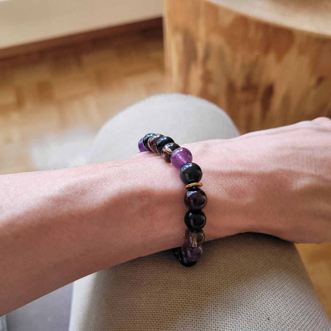 Kaufen Amethyst 'Eclipse' Armband bei nelGlow
