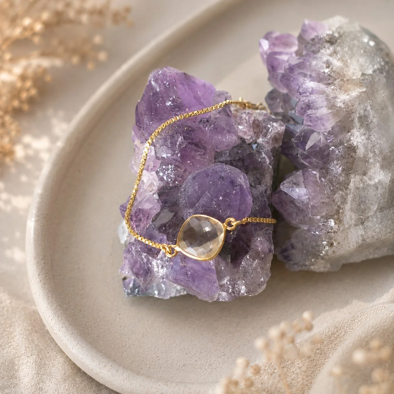 Althea Geburtsstein Armband November – Citrin kaufen von nelglow
