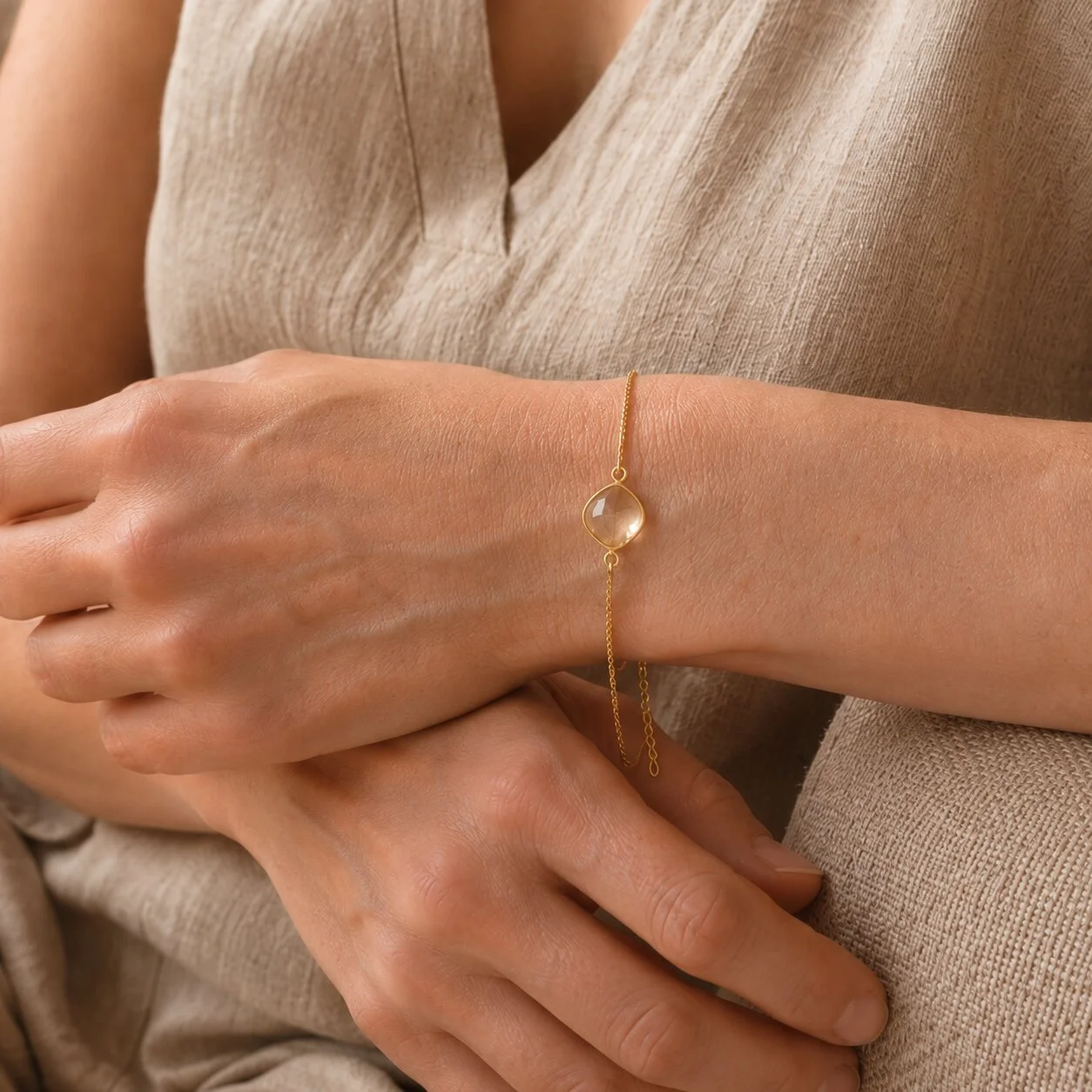 Althea Geburtsstein Armband November – Citrin entdecken von nelglow