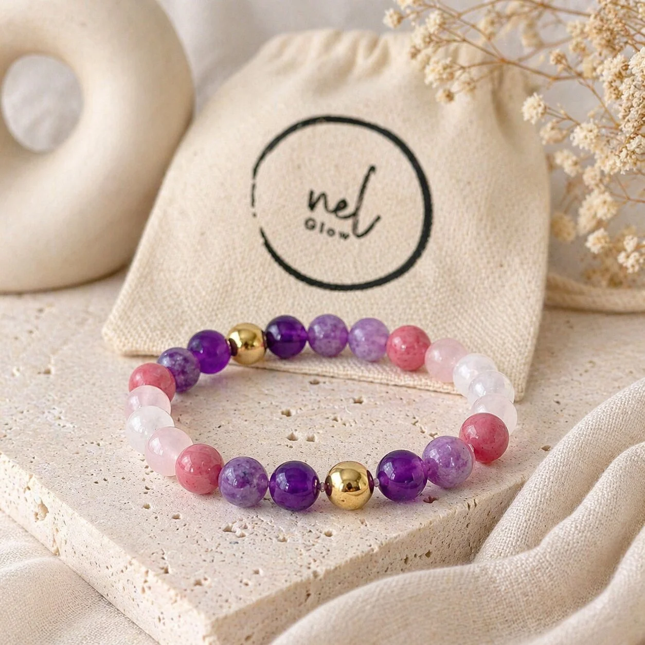 Amethyst Schmuck Armband für spirituelle Klarheit und innere Stärke