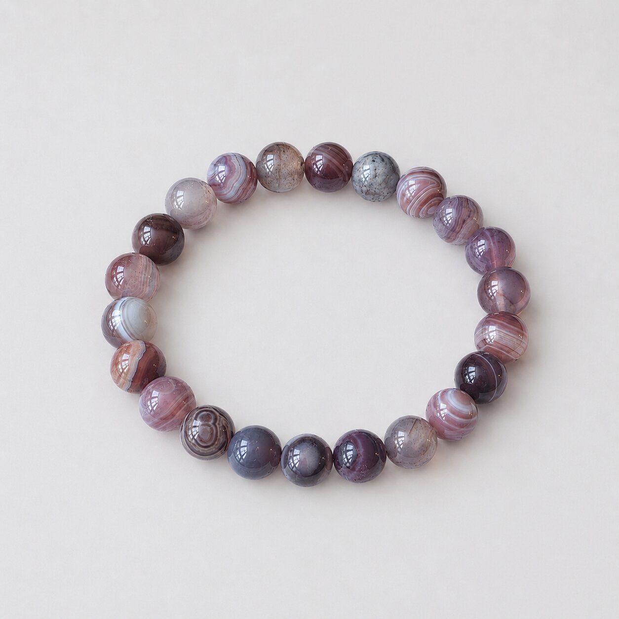 Botswana Achat Armband 'Sunset'