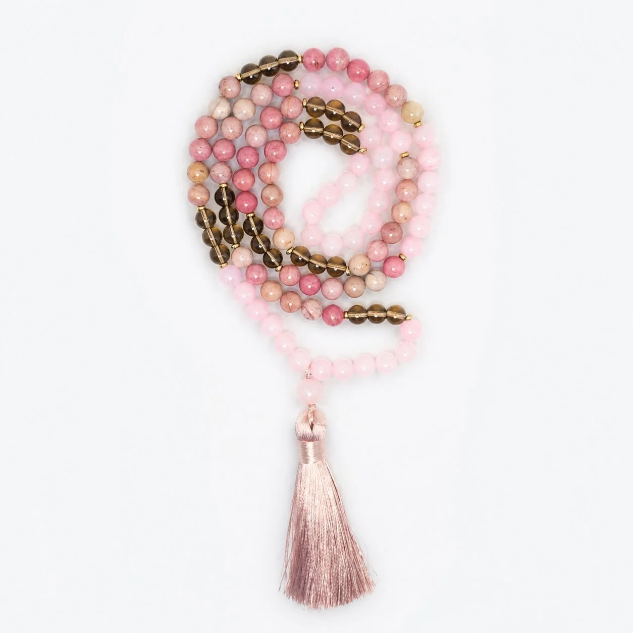 Rosenquarz Mala 'Vishranti'