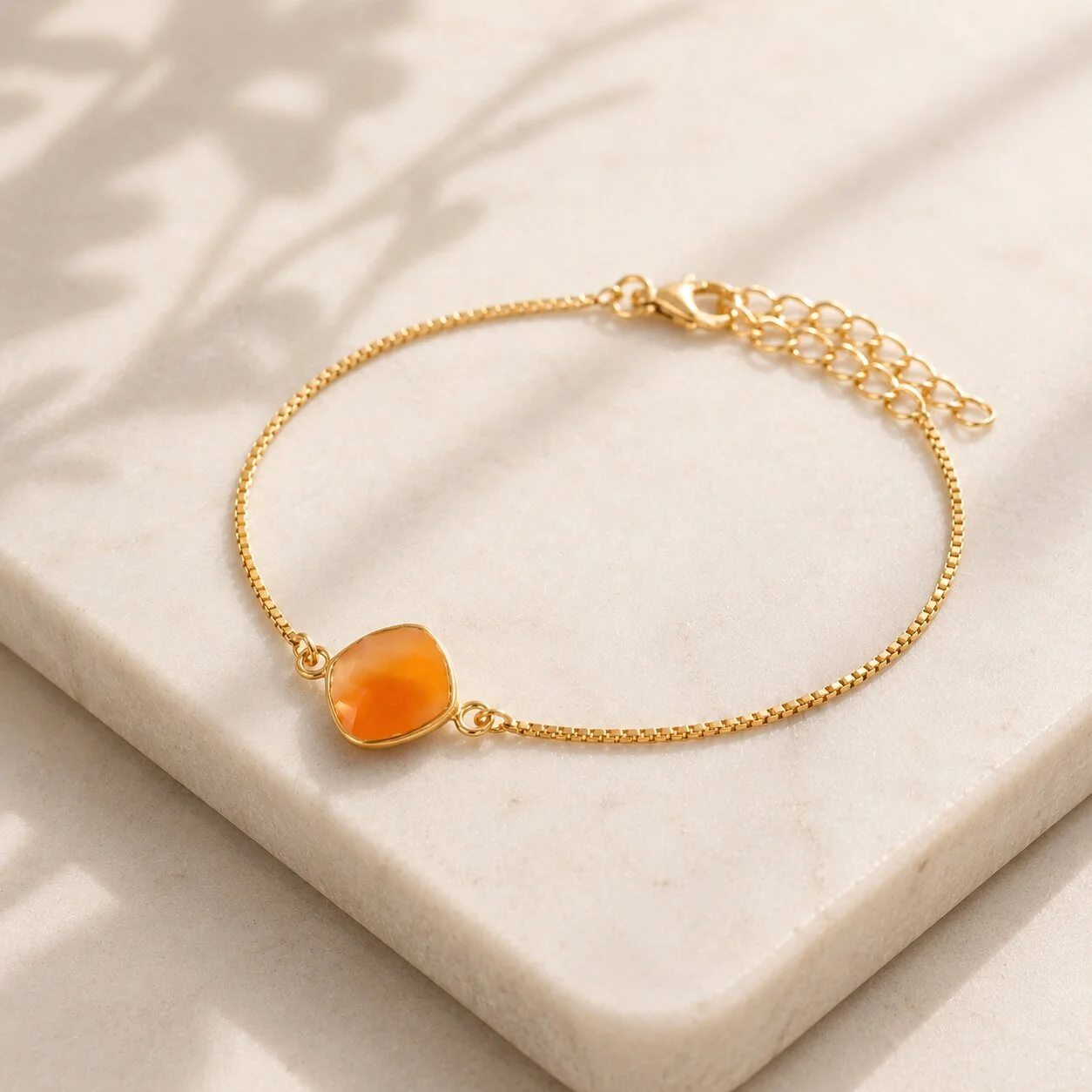Althea Geburtsstein Armband August – Orangefarbener Sardonyx fur damen kaufen