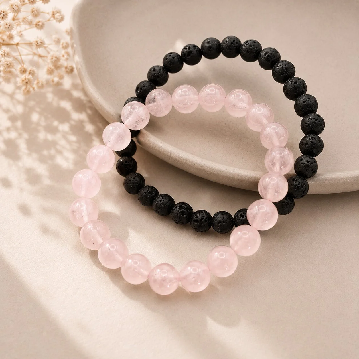 Rosenquarz Armband "Essence Set"  Wirkung