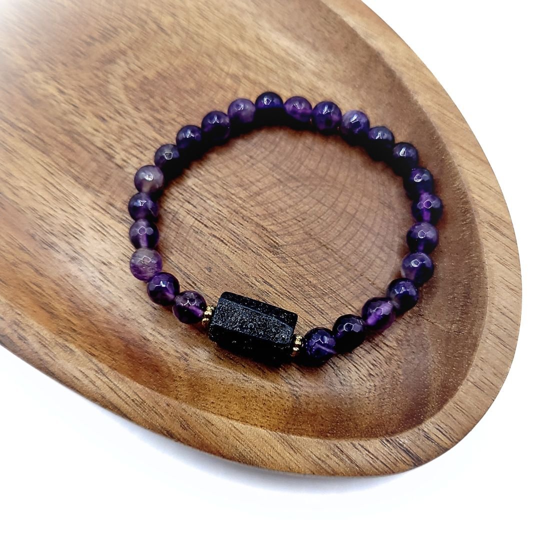 Elegantes Amethyst Armband