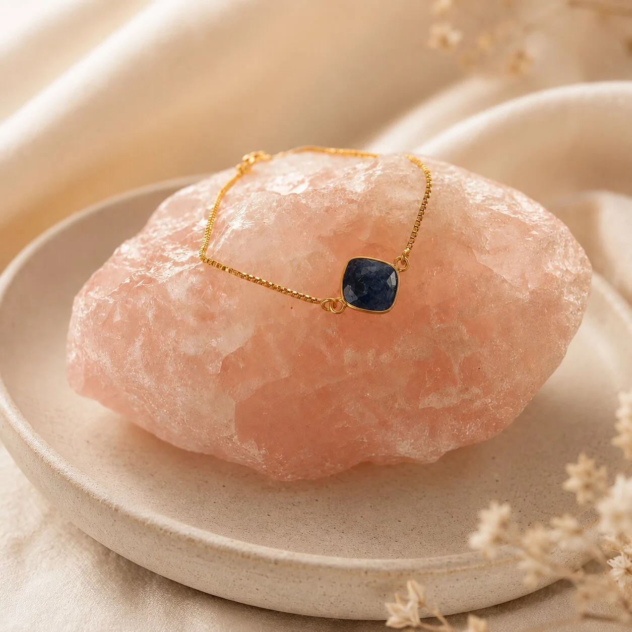 Geburtsstein Armband September – Saphir entdecken von nelglow