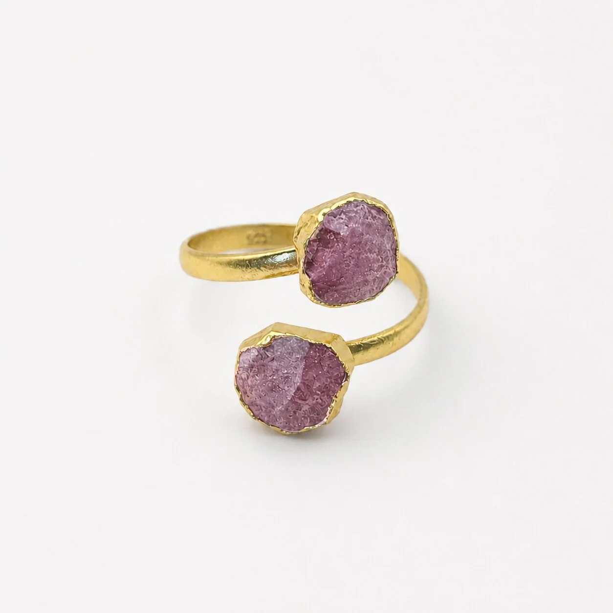 Elysia – Geburtsstein Ring Oktober (Rosa Turmalin)