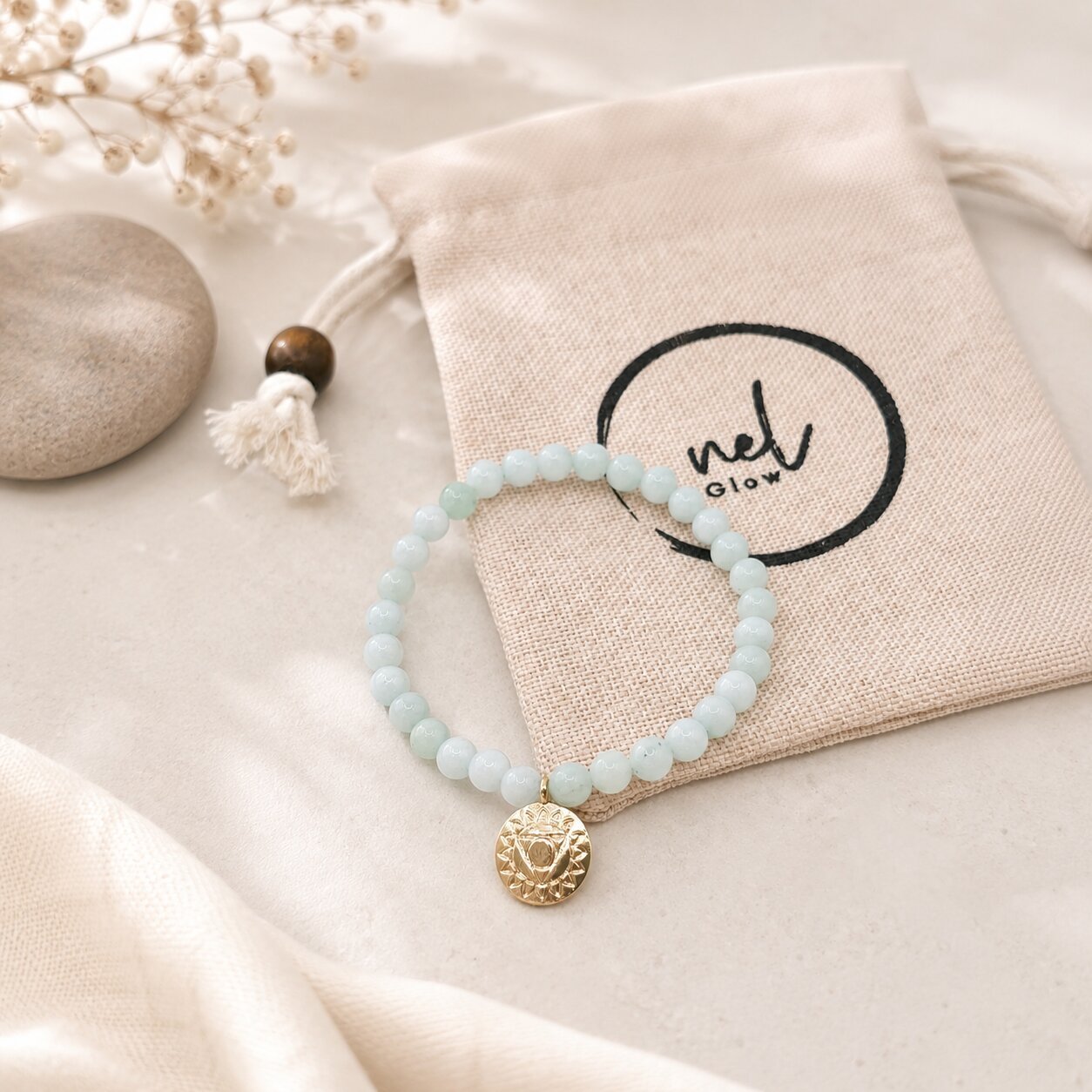 Grüner Jade Armband frauen von nelglow