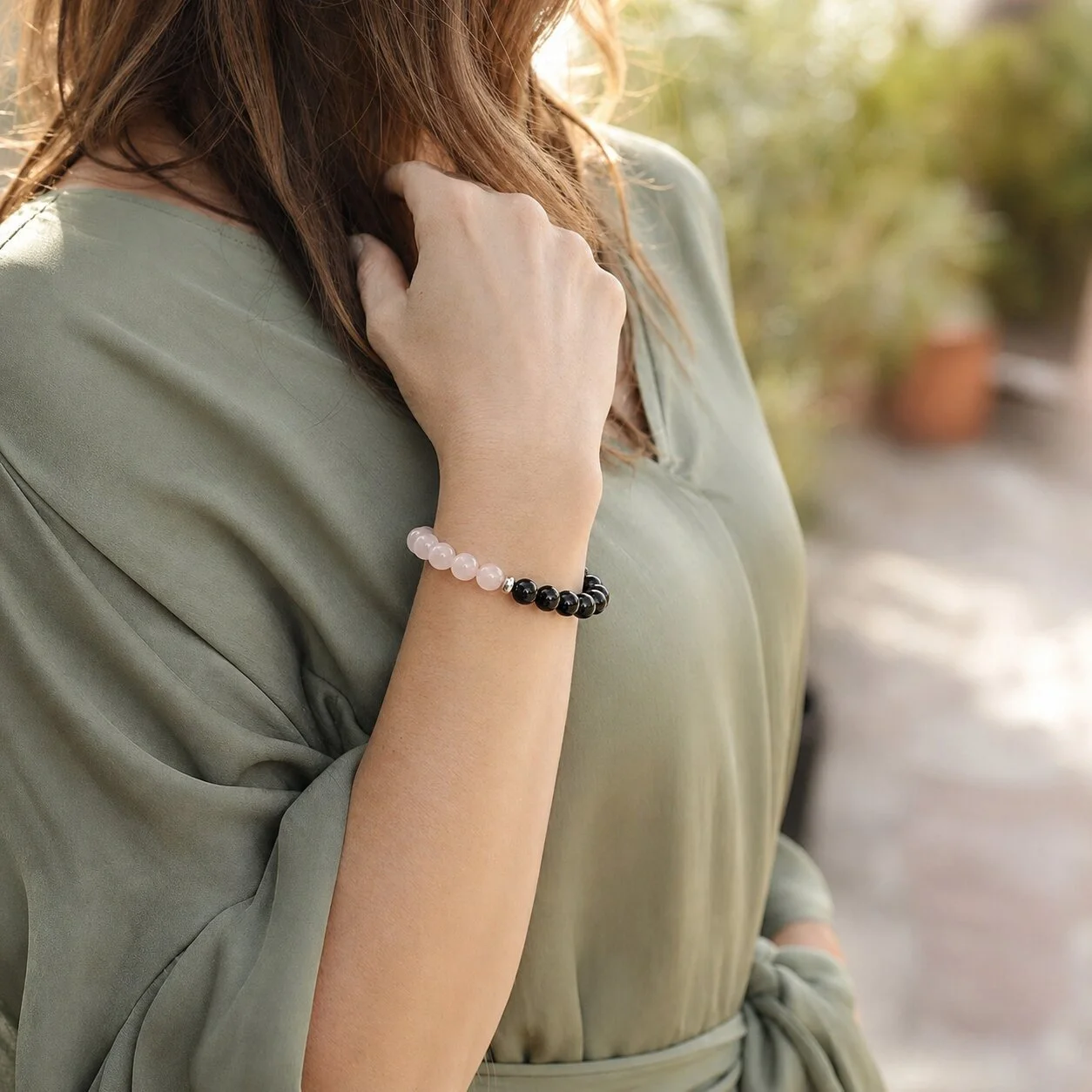 Rosenquarz Armband - Guardian