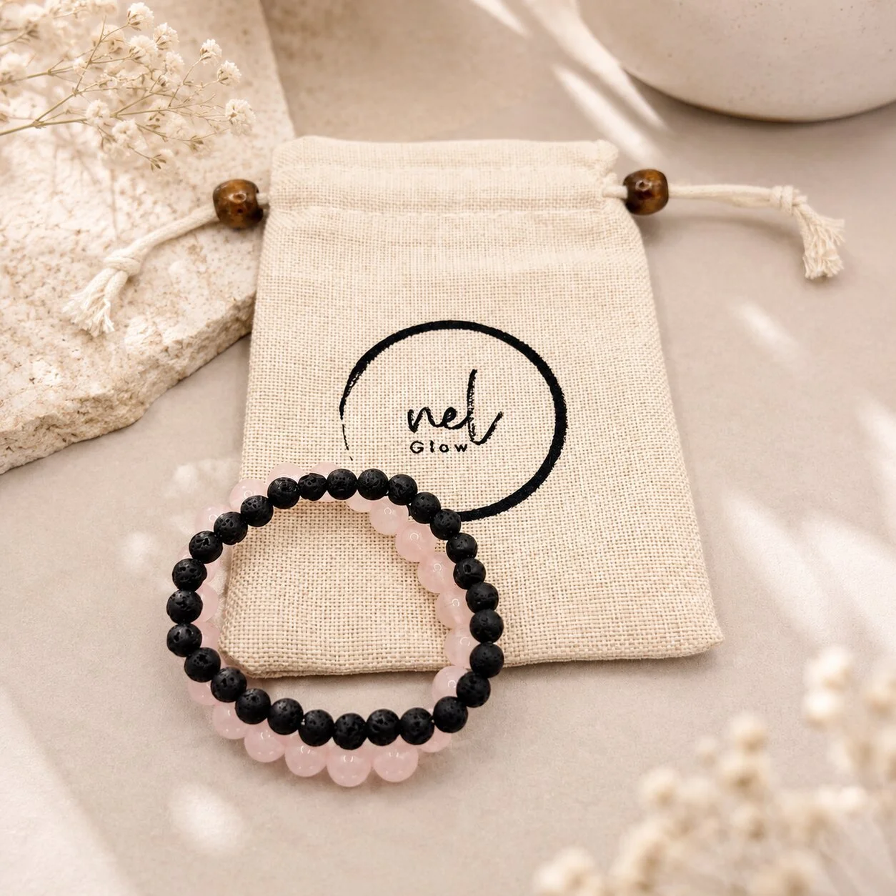 Rosenquarz Armband "Essence Set"  Wirkung