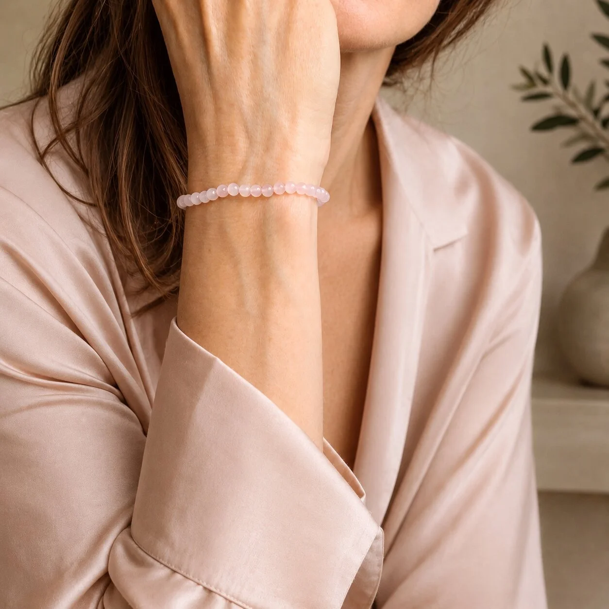 kaufen Rosenquarz 'Harmony' armband von nelGlow