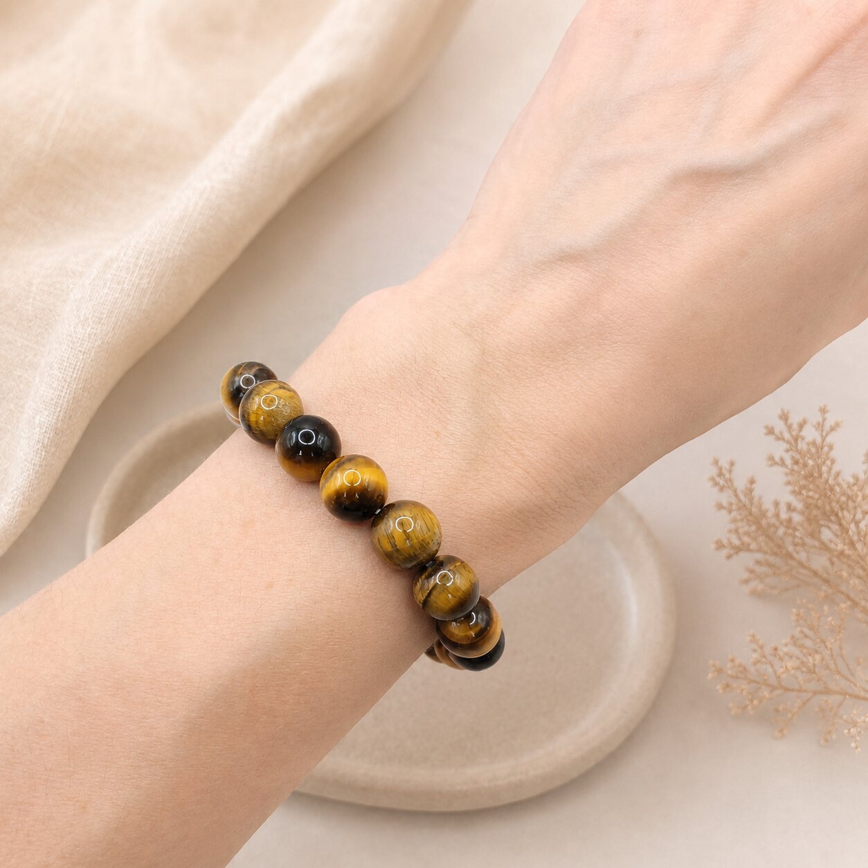 Herren Tigerauge Armband von nelglow