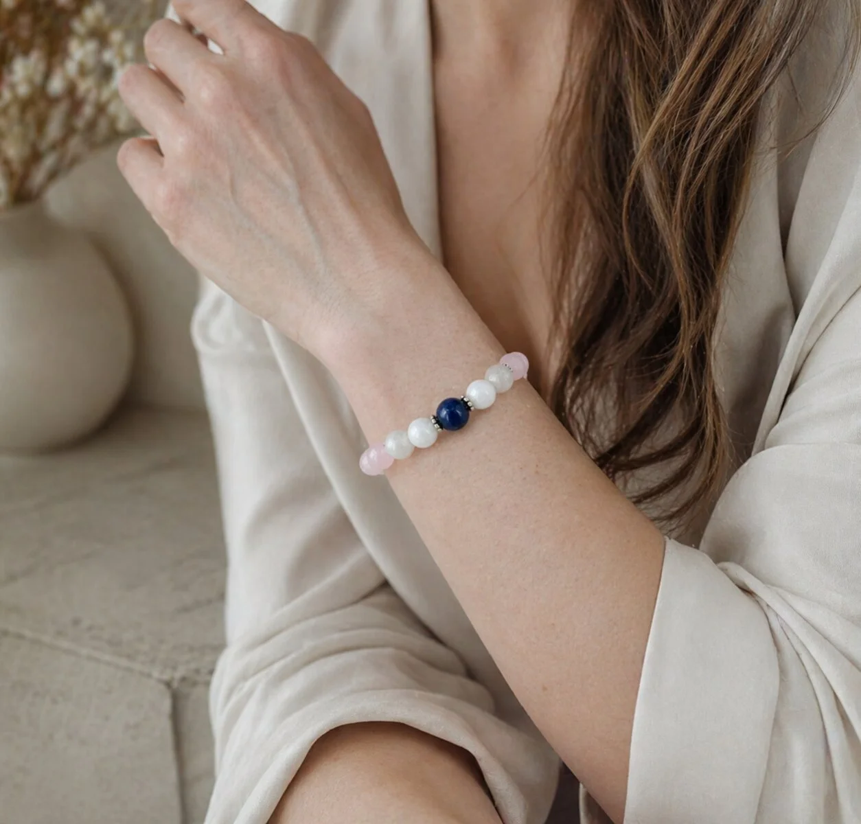 Mondstein Perlen Armband Kaufen