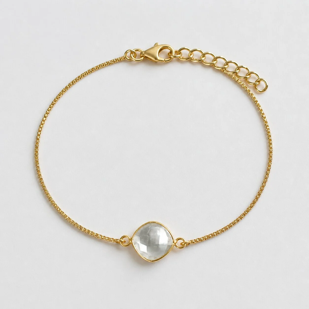 Althea Geburtsstein Armband April – Bergkristall