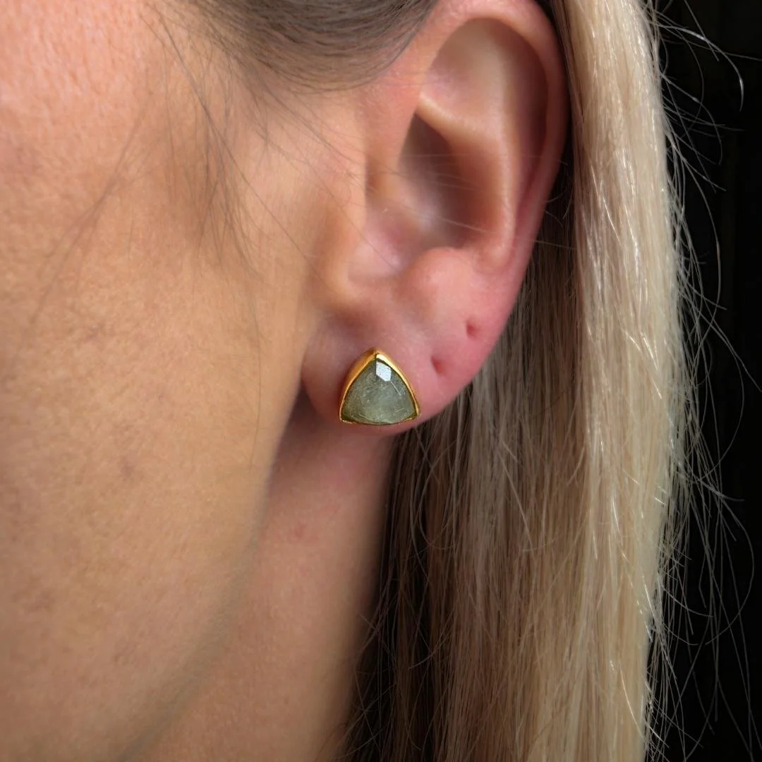 März Geburtsstein Ohrringe - Aquamarin von nelglow