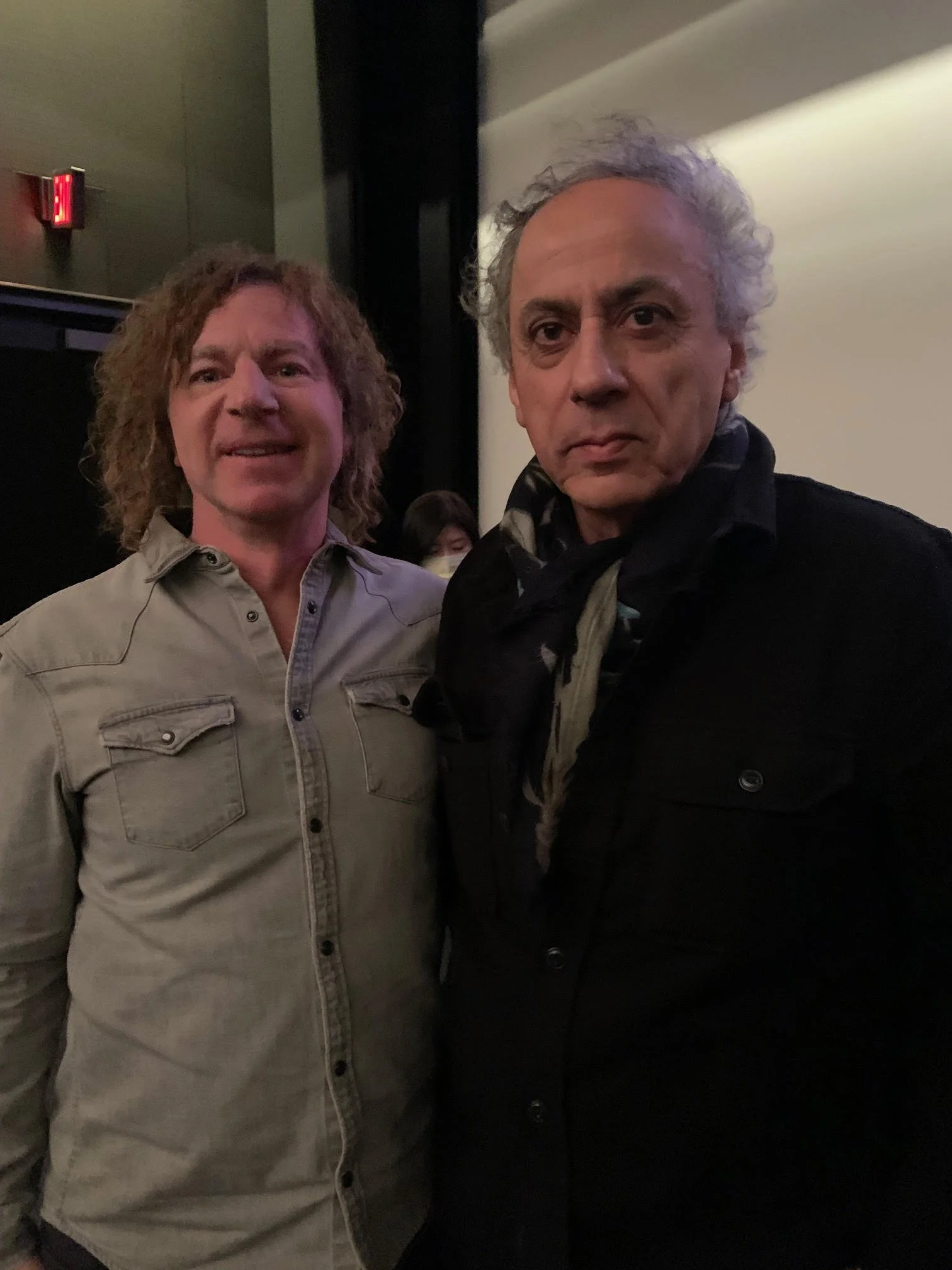 With Darius Khondji, cinematographer