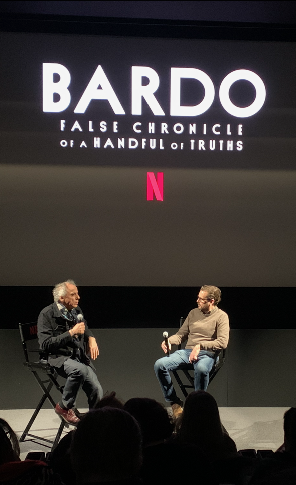 Darius Khondji at a presentation of Bardo