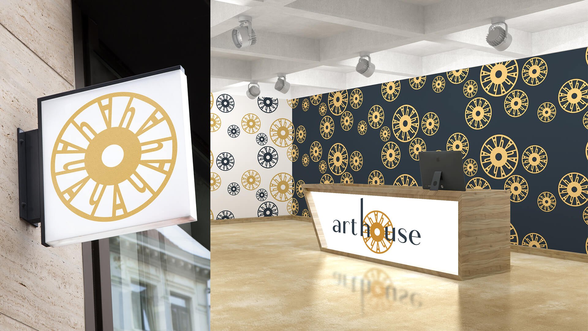 Art House Sign and Lobby
