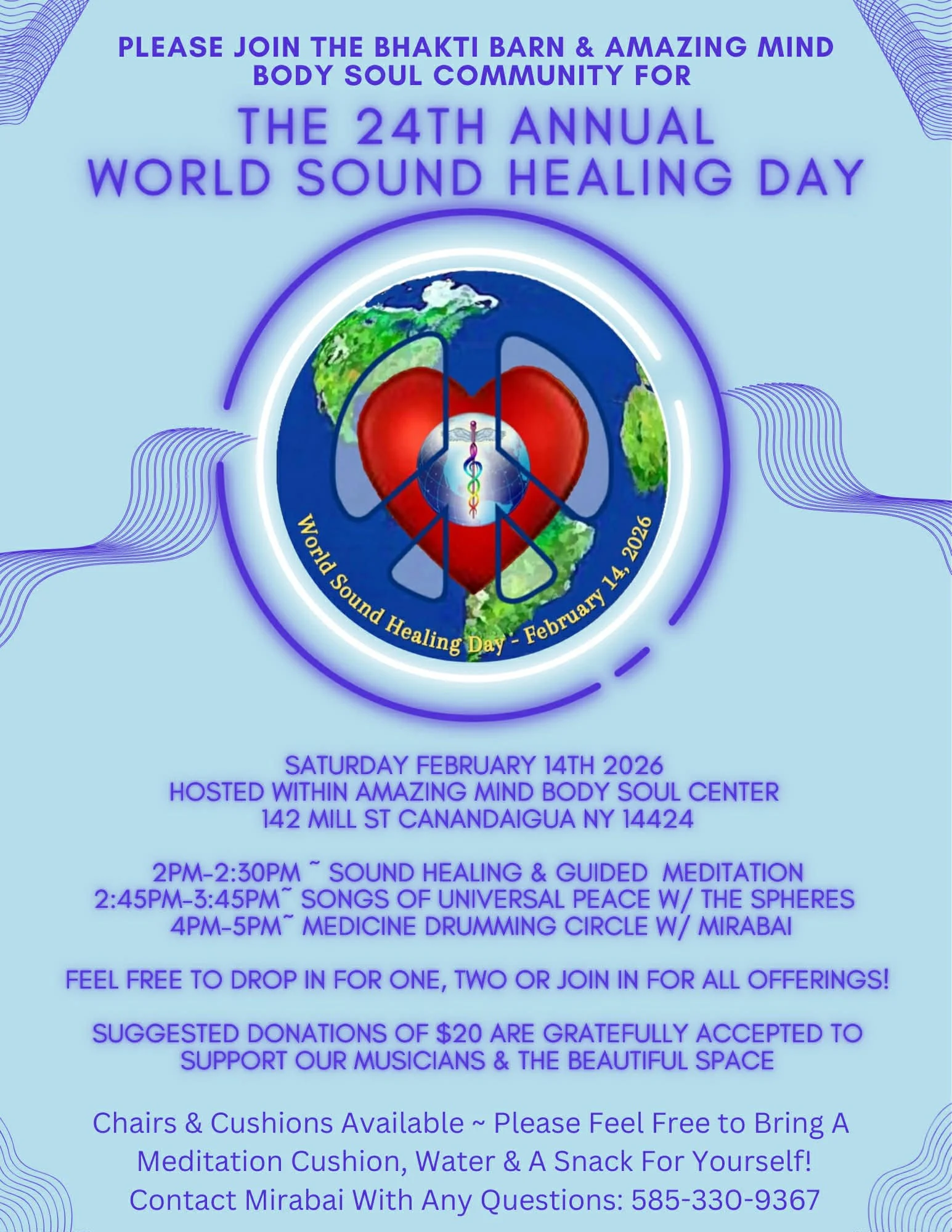 The 24th Annual World Sound Healing Day