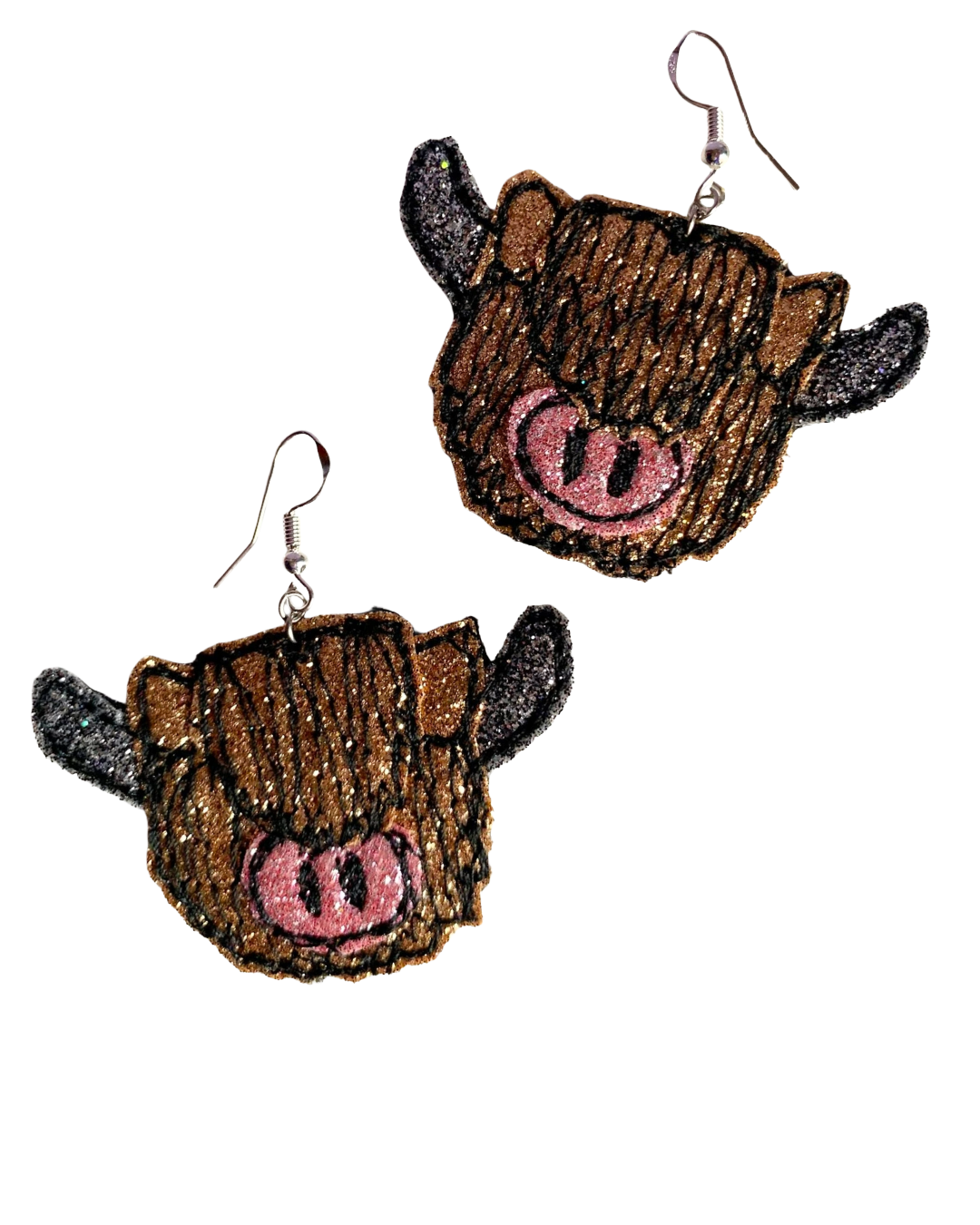 Highland Coo earrings