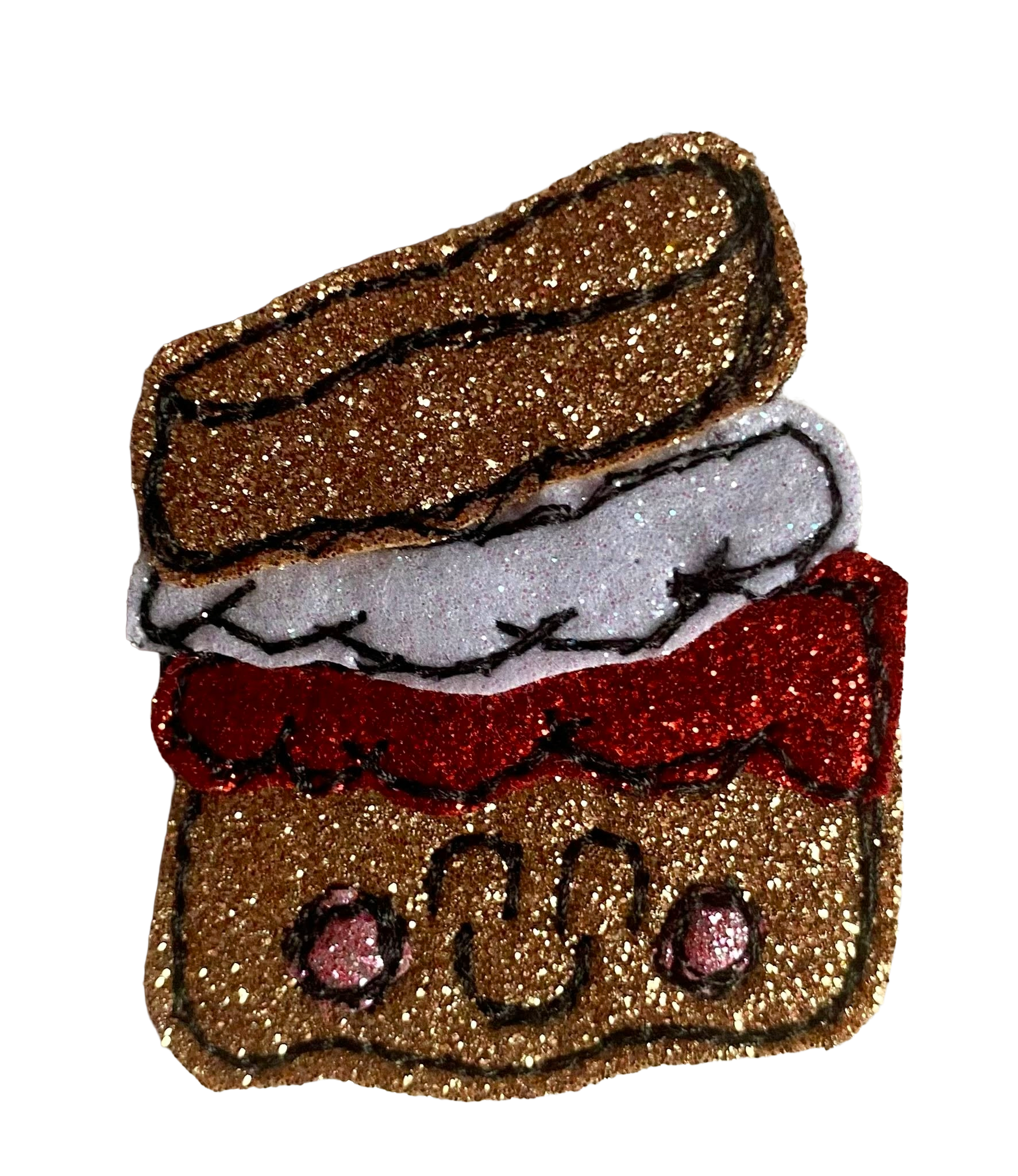 Cornish scone brooch