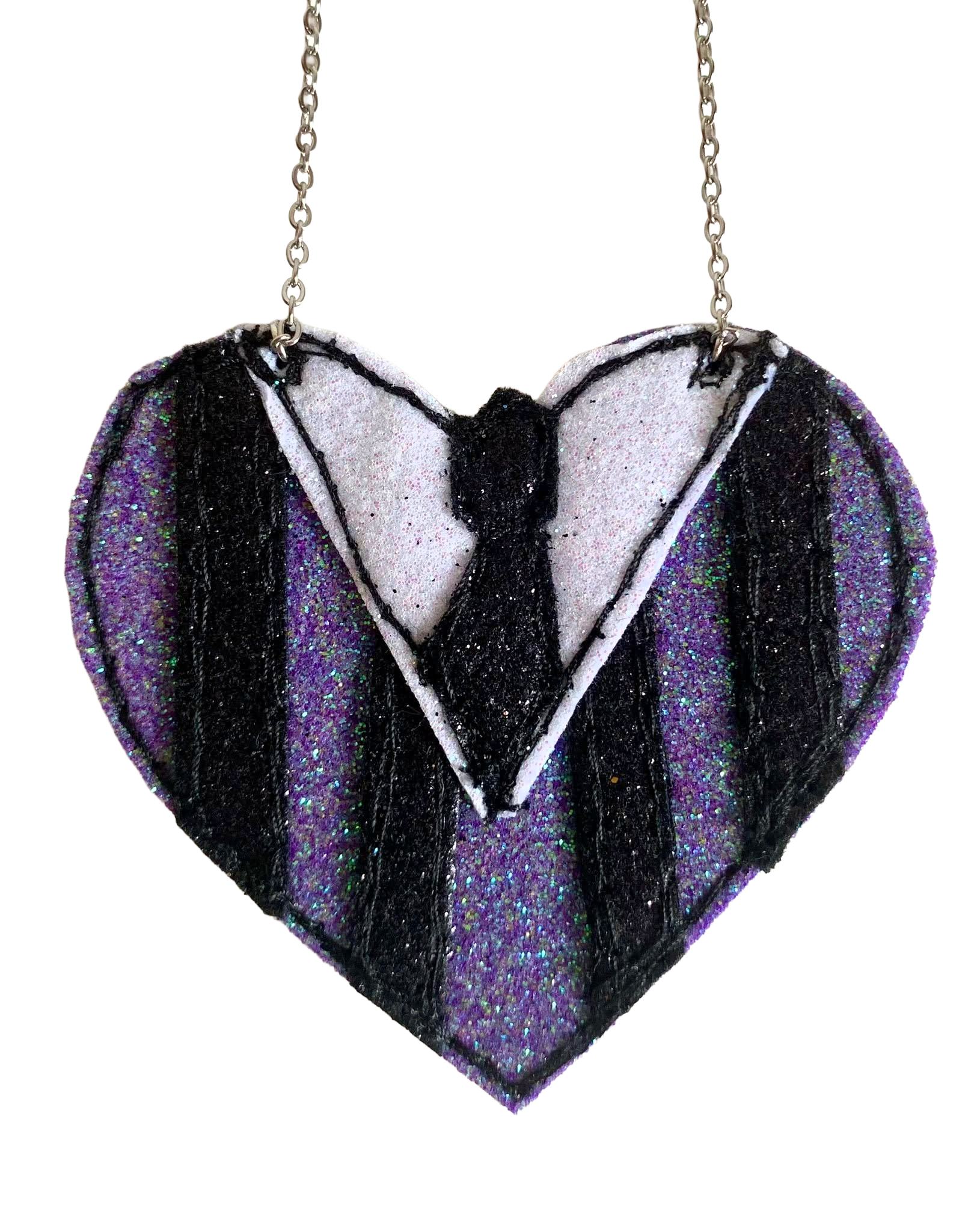 HALLOWEEN-Nevermore necklace-Wednesday inspired