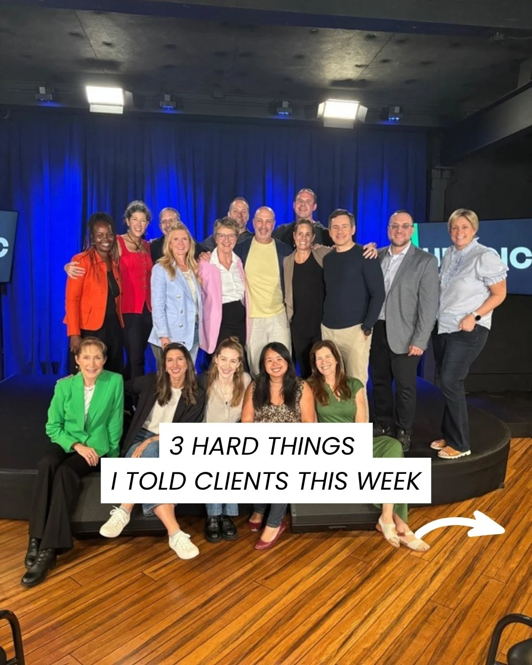 Last week I shared some hard truths and today I'm back with more because we all know... growth isn&rsquo;t always comfortable.
These are the kinds of truths that shake things up&hellip; and get things moving.

Swipe for 3 of the hard truths I told cl