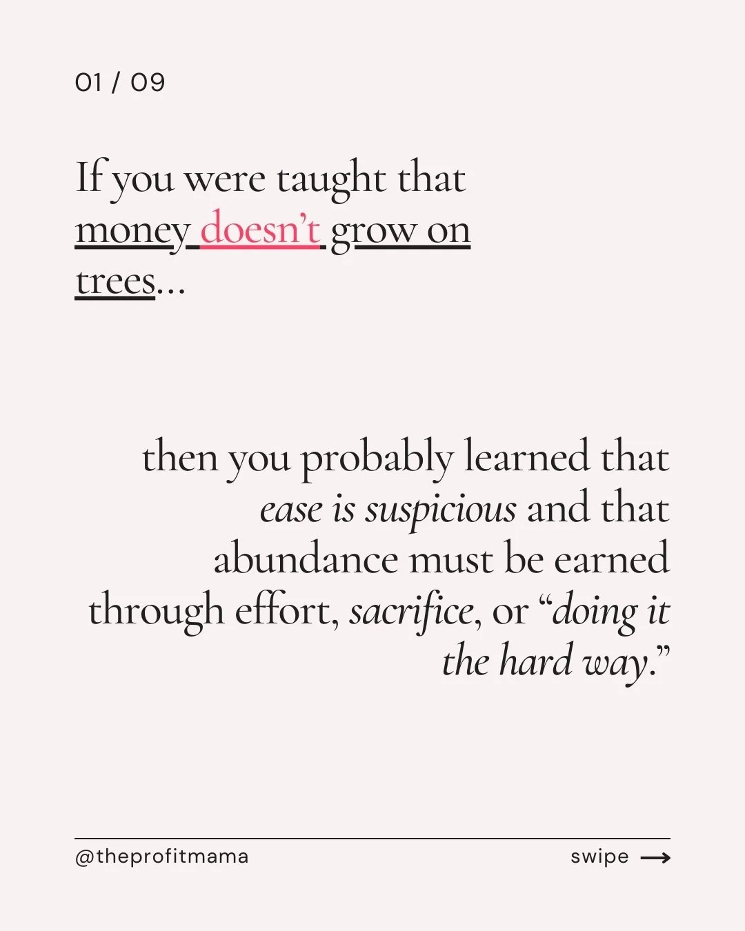 When your relationship with money changes, everything downstream does too, because money (and your choices relating to it) responds to clarity... not control.

Your money behavior makes sense once you understand the story beneath it.

Book your Free 