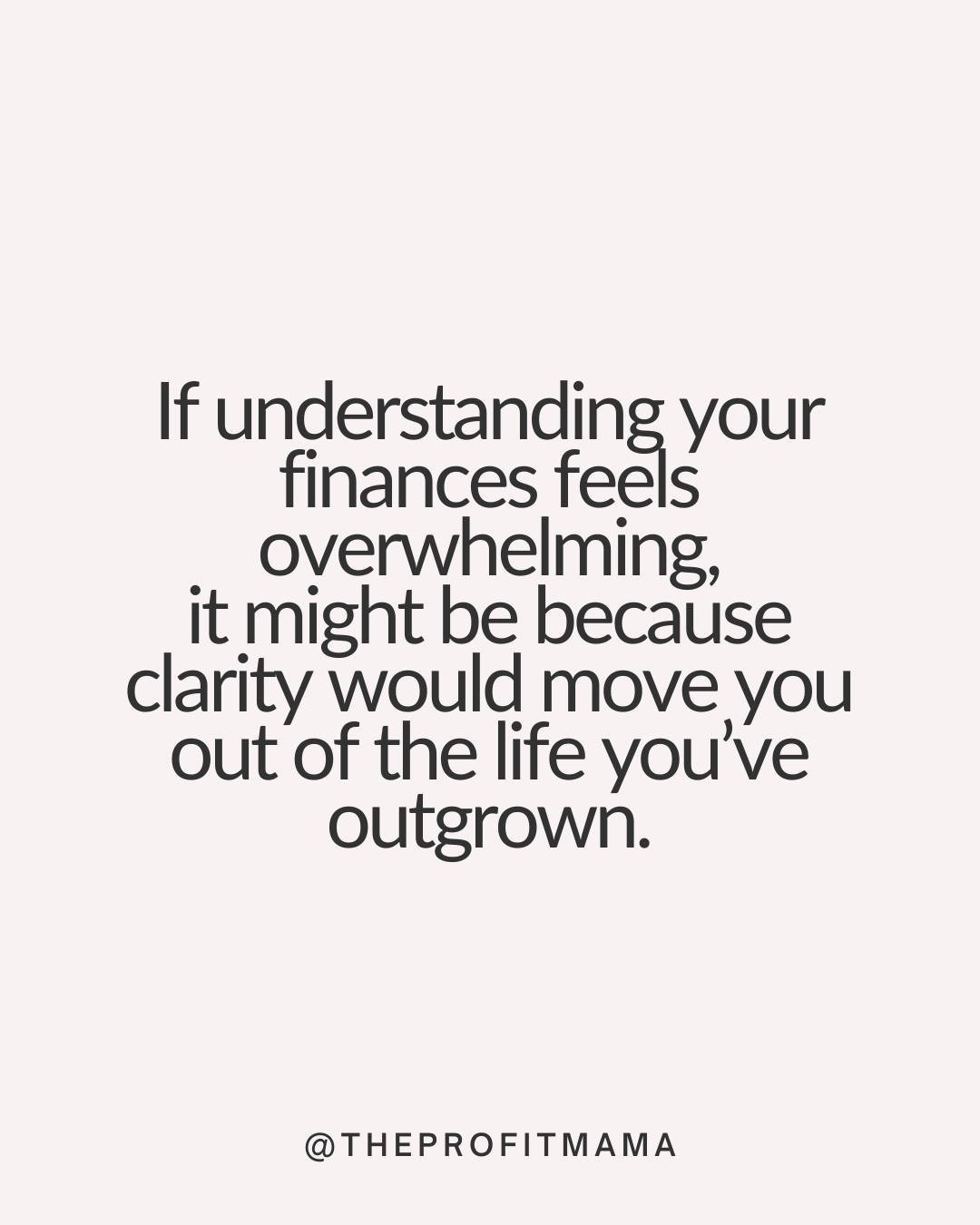 There&rsquo;s nothing wrong with you if money feels hard.
And&hellip; it might not actually be hard.

Sometimes staying confused feels safer
than becoming the person who has to choose differently.

Sit with what this brings up. No fixing required.
Sa
