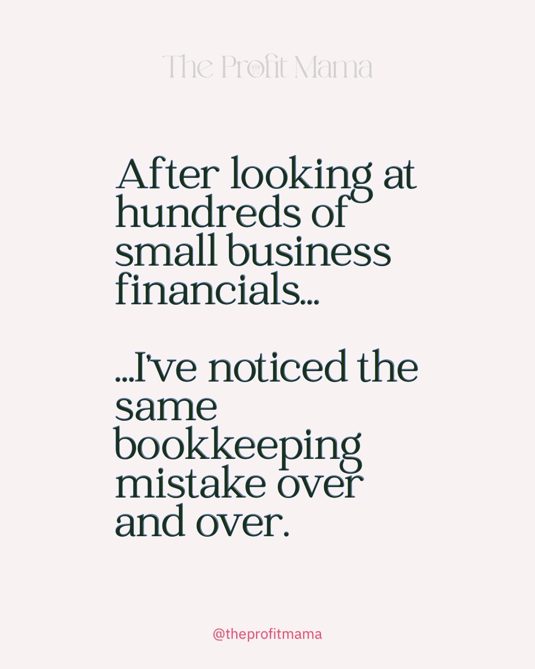 The biggest bookkeeping mistake many business owners think they&rsquo;re making&hellip;

is not understanding accounting well enough.

But in reality, that&rsquo;s rarely the real issue.

Most entrepreneurs didn&rsquo;t intentionally design a financi