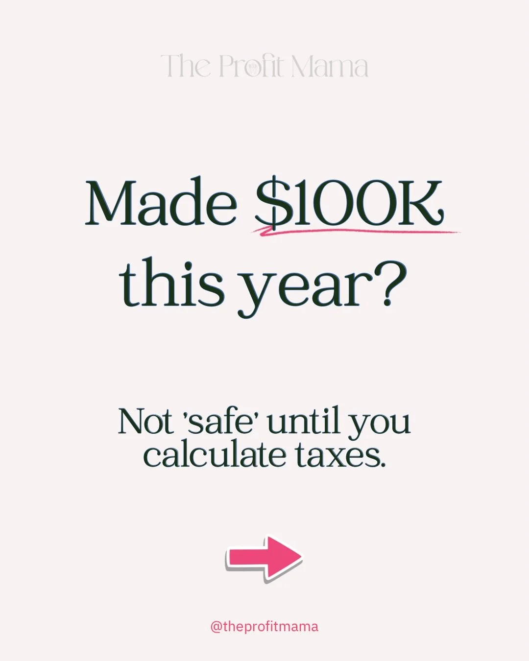 Most solo business owners don&rsquo;t know they&rsquo;re on the hook for taxes on profit they never took home. 

Then April hits. 

Know this. 

Plan for it. 💰✨

AND join me 3/31 for a Tackle your Tax Trauma Masterclass. 

DM me TAX to join us!
