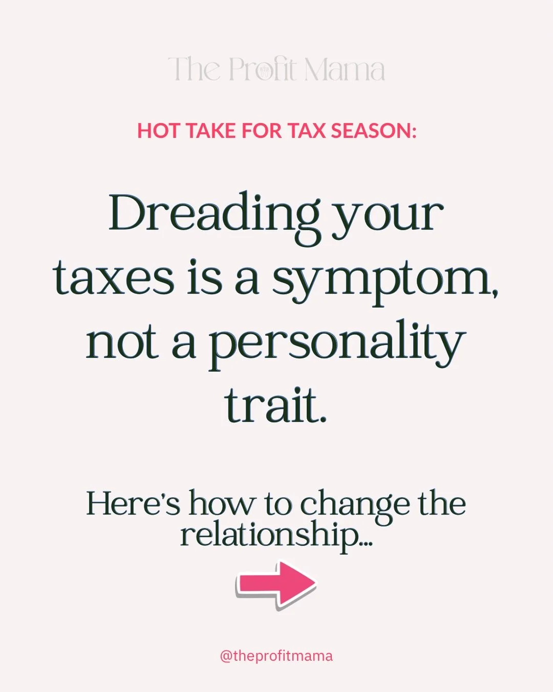 Hot take: dreading your taxes isn&rsquo;t a personality trait. It&rsquo;s a symptom. 🫢

Tax trauma is REAL. 

It shows up as avoidance, panic, shame, and that sick feeling every time April approaches. 

And for most of the women I work with&hellip; 