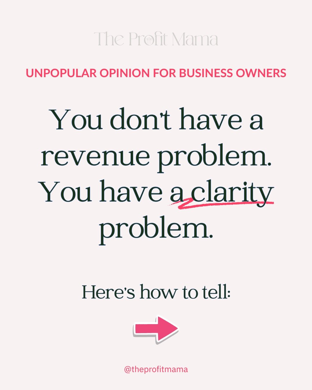 Be honest&hellip; how many of these hit? 🫣

No judgment. 

I&rsquo;ve worked with women running six-figure businesses who still couldn&rsquo;t tell me their profit margin. 

That&rsquo;s not a failure. 

That&rsquo;s just never having been shown how