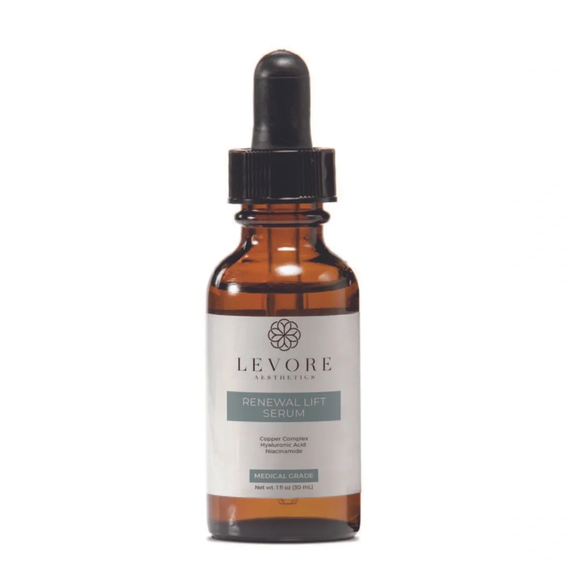 Levore Aesthetics Renewal Lift Serum with peptides and antioxidants for firm hydrated youthful skin