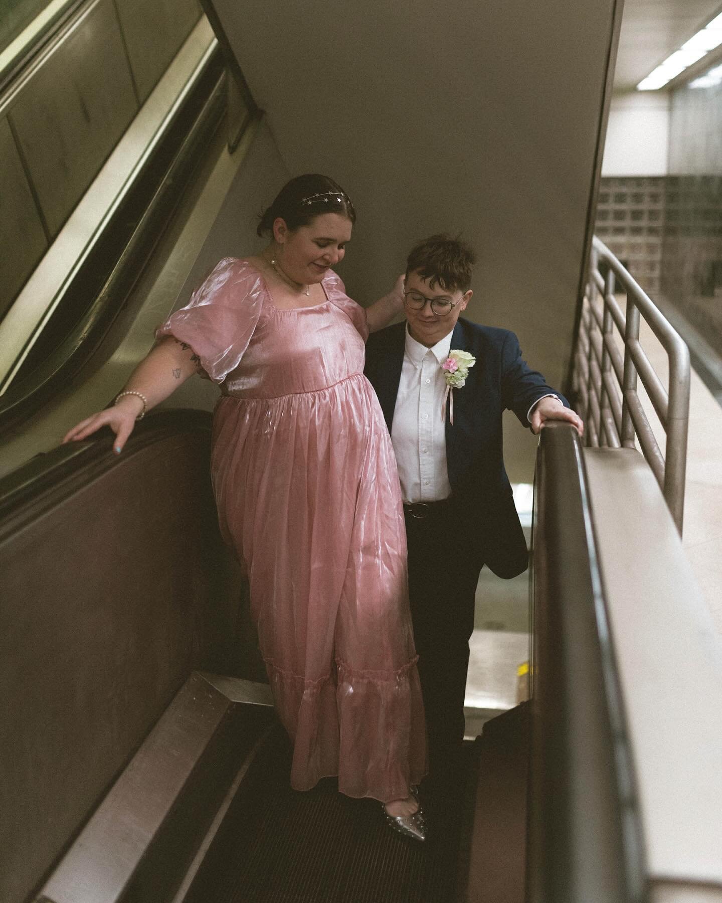Ella and Mandy 💫 I thoroughly enjoyed photographing these two. We spent the morning at City Hall and I&rsquo;m thankful to haven been alongside them to capture their sweet story. 

Portraits with those that get married intimately are my favorite. It