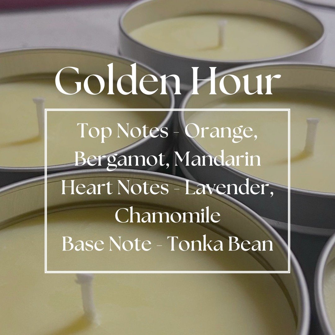 🤍GOLDEN HOUR RELAUNCH🤍

If you loved us when we were Tinscents by Emilia, you loved Golden Hour. We're bringing back our previous best seller just in time for the golden spring and summer evenings 🌞

Golden Hour is a lovely citrus based fragrance 