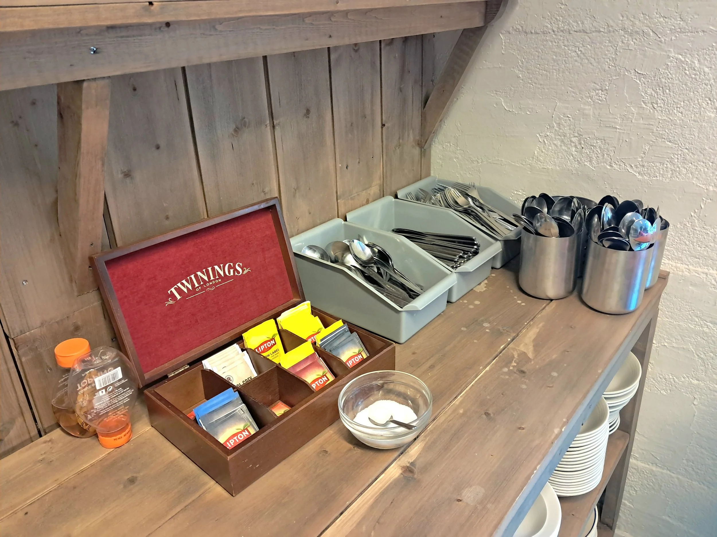make sure tea box is stocked up